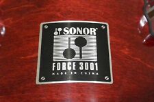 ADD this SONOR FORCE 3001 RED LACQUER 13" TOM to YOUR DRUM SET TODAY! LOT J191 for sale  Shipping to South Africa