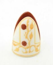 Thimble Bisque Pope's Cap-Zucchetto Porcelain Nuttall Hand Painted Catholic VTG, used for sale  Shipping to South Africa