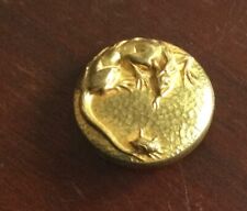 Vintage gilt button for sale  CHEDDAR