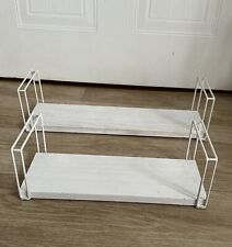 Vintage wall Storage Shelf White Set for sale  Shipping to South Africa