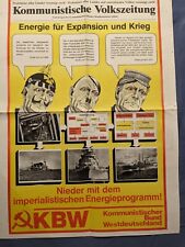 Plakat kommunistische volkszei gebraucht kaufen  Berlin