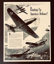 1941 allison advertisement for sale  Las Vegas