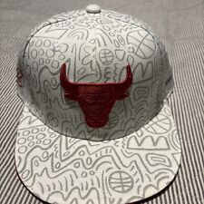 Chicago Bulls odzież melonowa 2021 2022 seria artystyczna kapelusz Kelly Knaga snapback nowy na sprzedaż  Wysyłka do Poland