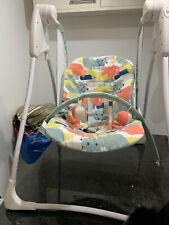 Graco Baby Delight Swing 2-Speed Portable Battery Powered Chair, used for sale  Shipping to South Africa