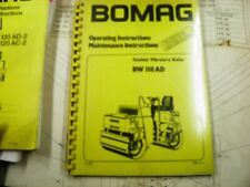 Bomag bw118ad operation for sale  Minerva