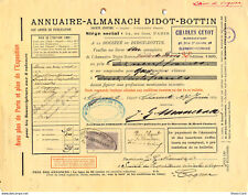 1900 annuaire almanach d'occasion  France