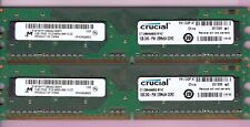 Kit de memória de desktop 2GB 2x1GB PC2-6400 DDR2-800 CRUCIAL CT12864AA800.8FHZ MICRON comprar usado  Enviando para Brazil