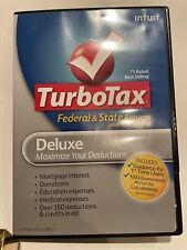 Turbotax deluxe federal for sale  Shipping to Ireland