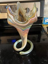 vase hand glass large blown for sale  West Portsmouth