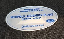 Norfolk assembly plant for sale  Blackstone