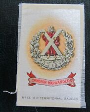 Cigarette silks card for sale  MELKSHAM