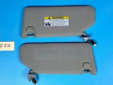 Used, 2013 2014 2015 MITSUBISHI OUTLANDER SPORT SUN VISOR SET PAIR GRAY OEM for sale  Shipping to South Africa