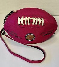 Adorable bolso/bolso bandolera de fútbol americano rosa Betsey Johnson, ¡arcos ante hermanos! segunda mano  Embacar hacia Argentina