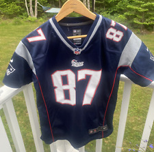 New England Patriots Rob Gronkowski jersey youth size medium blue Nike for sale  Center Conway