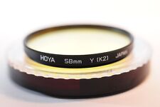 Hoya 58mm yellow for sale  Geneva
