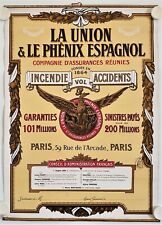 Affiche assurances union d'occasion  La Courtine