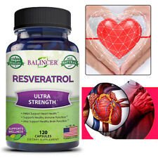 RESVERATROL 120 capsulas de 1000 mg Antioxidante, Antiedad, Corazón segunda mano  Embacar hacia Argentina