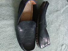 Mens navy leather for sale  STOKE-ON-TRENT