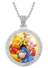 Collar Metal Colgante Cúpula de Vidrio de Estrás de Winnie The Pooh and Friends segunda mano  Embacar hacia Argentina