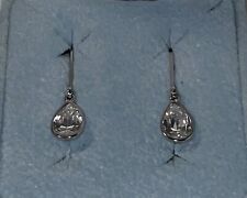 silver tear shaped earrings for sale  Epworth