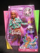 Boneca Barbie Extra #10 afro-americana tranças de cabelo rosa com mouse de estimação comprar usado  Enviando para Brazil