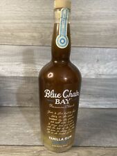 Etiqueta de tinta de botella de ron vainilla Kenny Chesney silla azul bahía VACÍA segunda mano  Embacar hacia Argentina