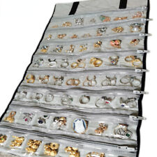 Usado, Organizador de joyas con cremallera bolsa de almacenamiento bolsa de exhibición portátil segunda mano  Embacar hacia Argentina