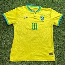 Camiseta Neymar Jr Brasil Jóvenes Niños Grande L Amarilla Fútbol Fútbol Hogar segunda mano  Embacar hacia Argentina
