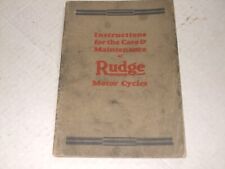 Rudge motor cycles for sale  KENILWORTH