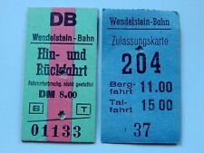 Alte fahrkarten wendelstein gebraucht kaufen  Erfurt