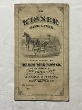 1890 1900 wisner for sale  USA