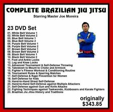 Brazilian Jiu Jitsu Complete 23 DVD SET Joe Moreira BJJ mma barras de braço travas de perna comprar usado  Enviando para Brazil