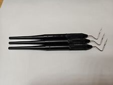 Lot Of 3 American Eagle Dental Probe 12b #12 Black Periodontal Instruments , used for sale  Shipping to South Africa