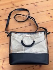 Handtasche schwarz durchsichti gebraucht kaufen  Kirchhain