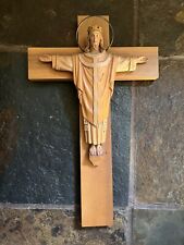 wooden wall crucifix for sale  Casco