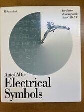 Electrical Symbols For AutoCAD LT  for Windows 3.1 Autodesk 1995 Software for sale  Shipping to South Africa