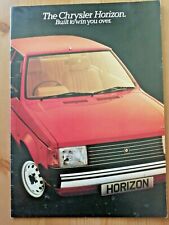 Chrysler horizon sales for sale  Ireland