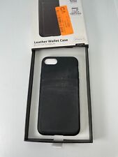 Usado, Capa carteira couro Nomad slot para cartão para iPhone SE 3º 2º 8 7 pátina cinza ardósia  comprar usado  Enviando para Brazil