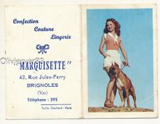 Calendrier poche 1959 d'occasion  Toulon-