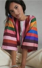 Camisas cuadradas a rayas rosadas talla múltiple para mujer Geisha Designs Anthropologie $118, usado segunda mano  Embacar hacia Argentina