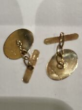 Gold cufflinks hallmarked for sale  SOUTH SHIELDS