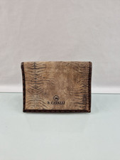 Portafoglio cavalli beige usato  Italia