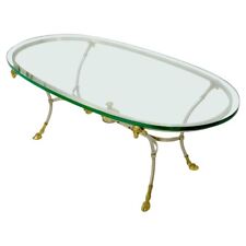 Brass glass oval for sale  Lompoc