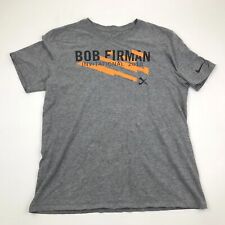 Bob Firman Invitational Shirt Size Medium M Gray Tee Short Sleeve Top Swoosh Men for sale  Shipping to South Africa