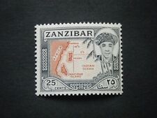 Zanzibar 1961 25c for sale  BOSCASTLE