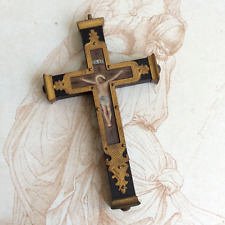 Christ peint crucifix d'occasion  Nantes-