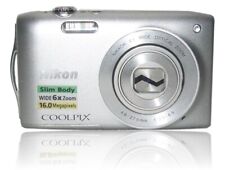 Nikon Coolpix Sliver Slim com obturador aberto e 1 cabo de carregamento USB Connect. comprar usado  Enviando para Brazil