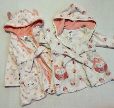 Conjunto de toalhas com capuz Baby Girl Carter's corujas rosa cordeiro pequeno, usado comprar usado  Enviando para Brazil