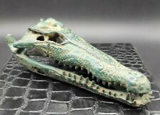 Krokodilschädel bronze 22 gebraucht kaufen  Albershausen