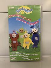 Vhs teletubbies divertiamoci usato  Fiumicino